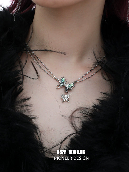 Y2K Celestial Butterfly Necklace