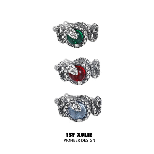 Slytherin Devil Snake Ear Clip