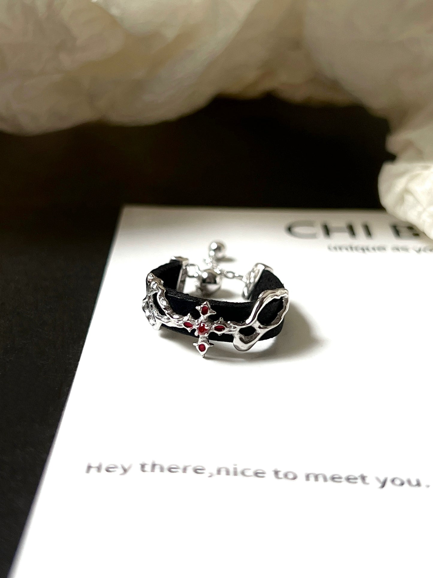 "Soul Contract" Leather Ring