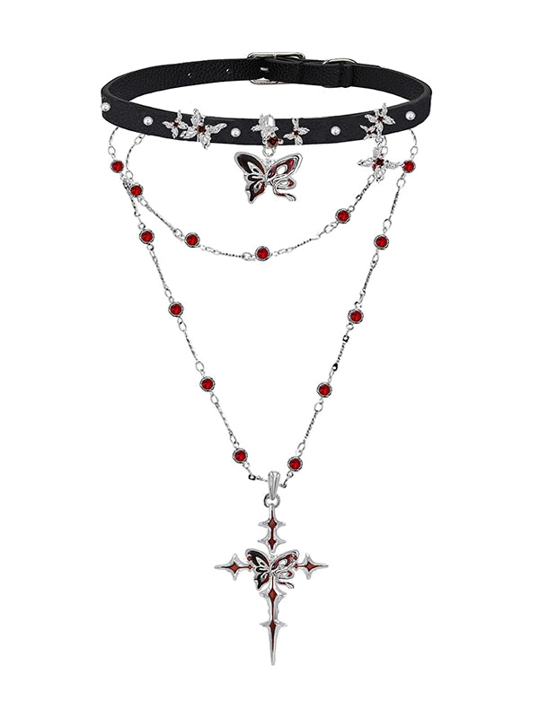 Midnight Butterfly Necklace