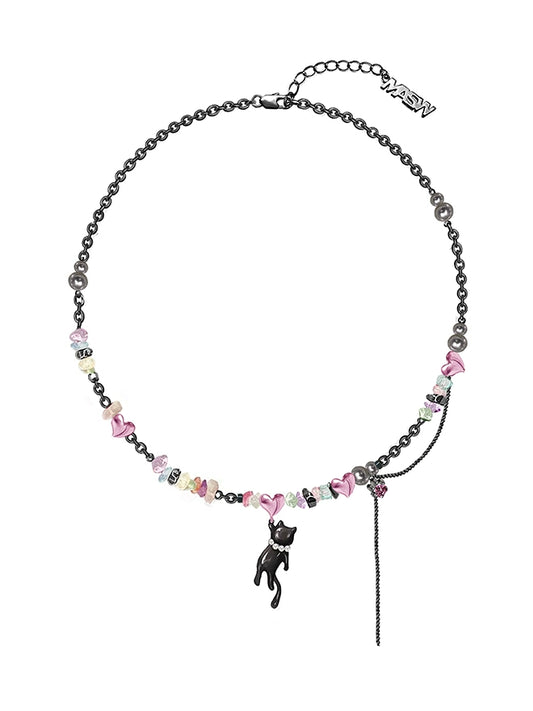 Cute Balloon Cat Necklace