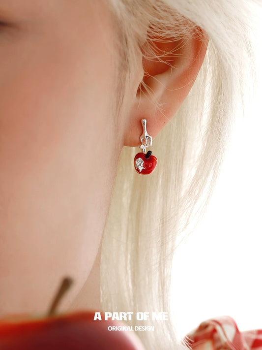 Kitchen Apple Ear Cuffs