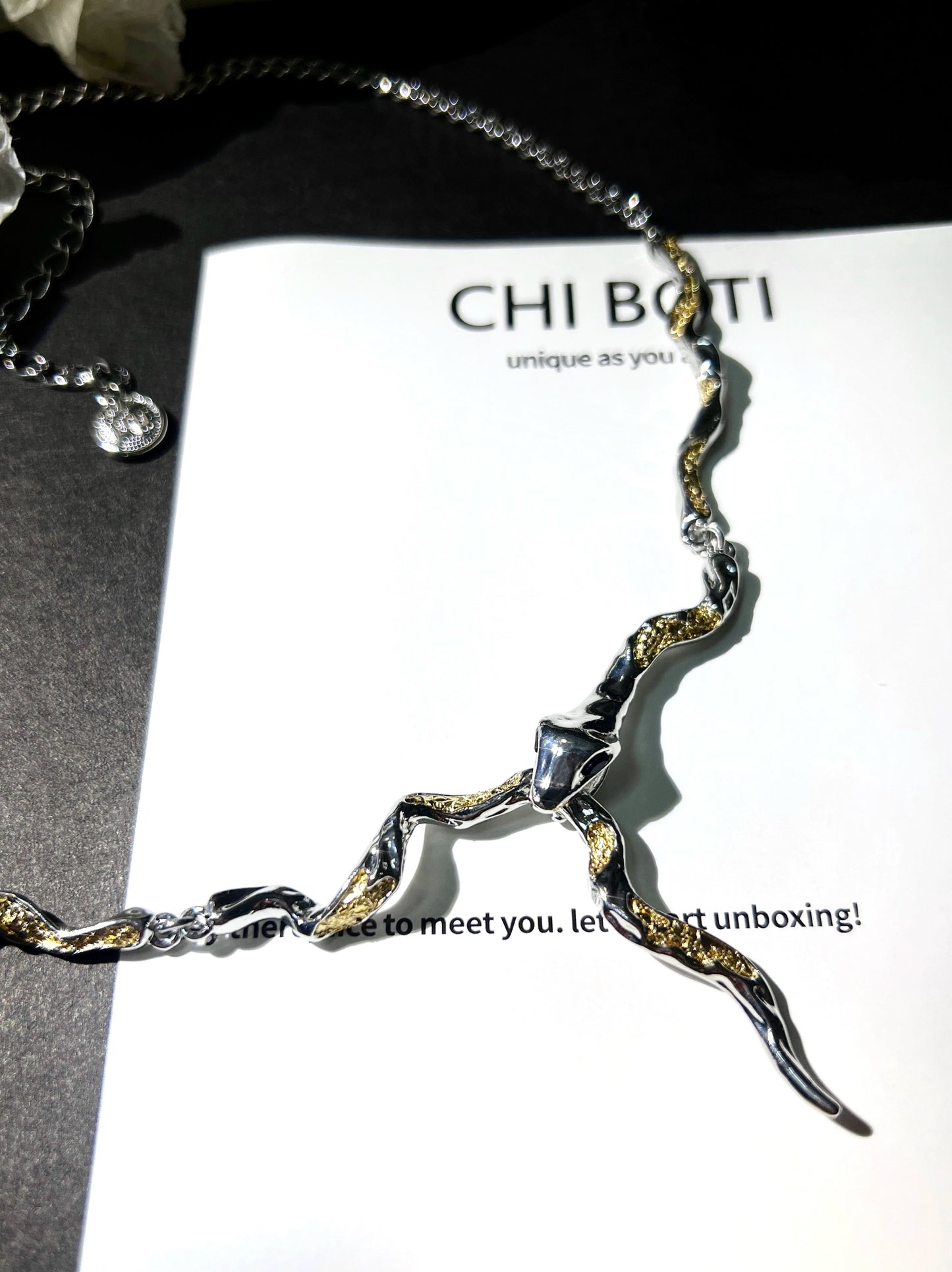 "Golden Snake" Gothic Necklace