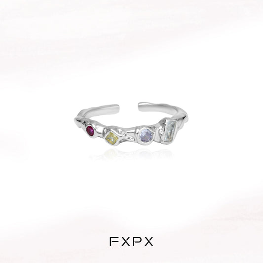 Dopamine Colored Zircon Ring