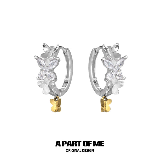 Kingdee Butterfly Diamond Earrings