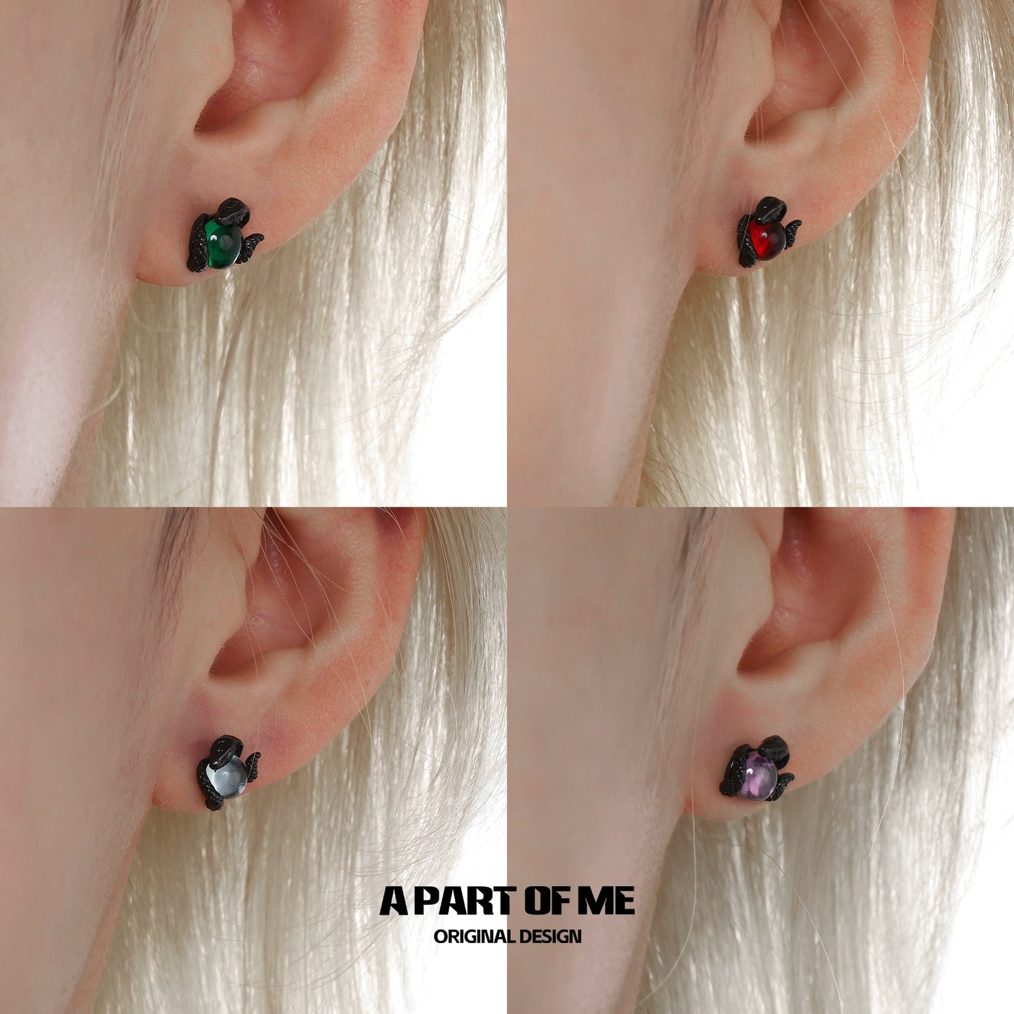 Hell Snake Stud Earrings