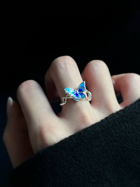 "Free Verse" Butterfly Ring