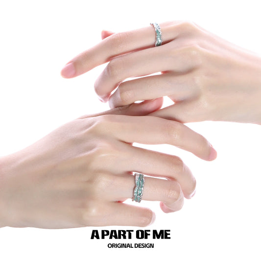 Summer Mint Silver Ring