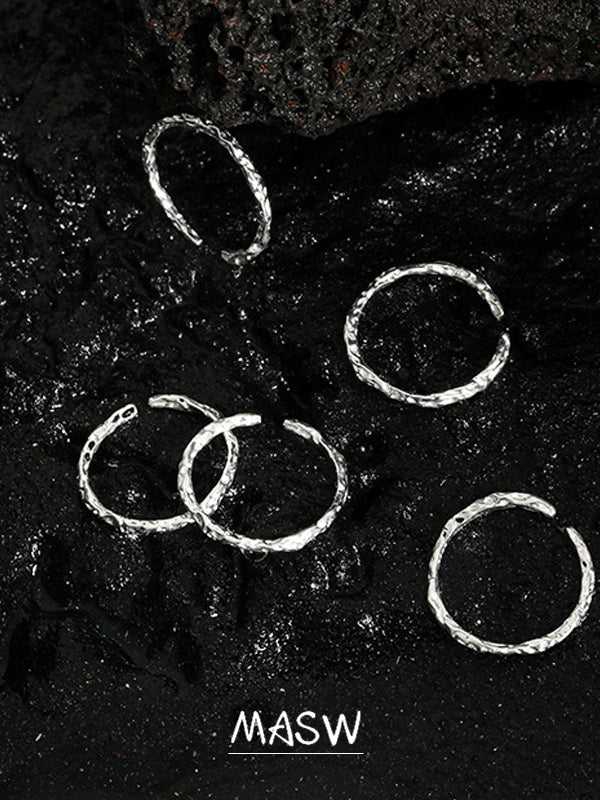 Minimalist Silver Open Ring