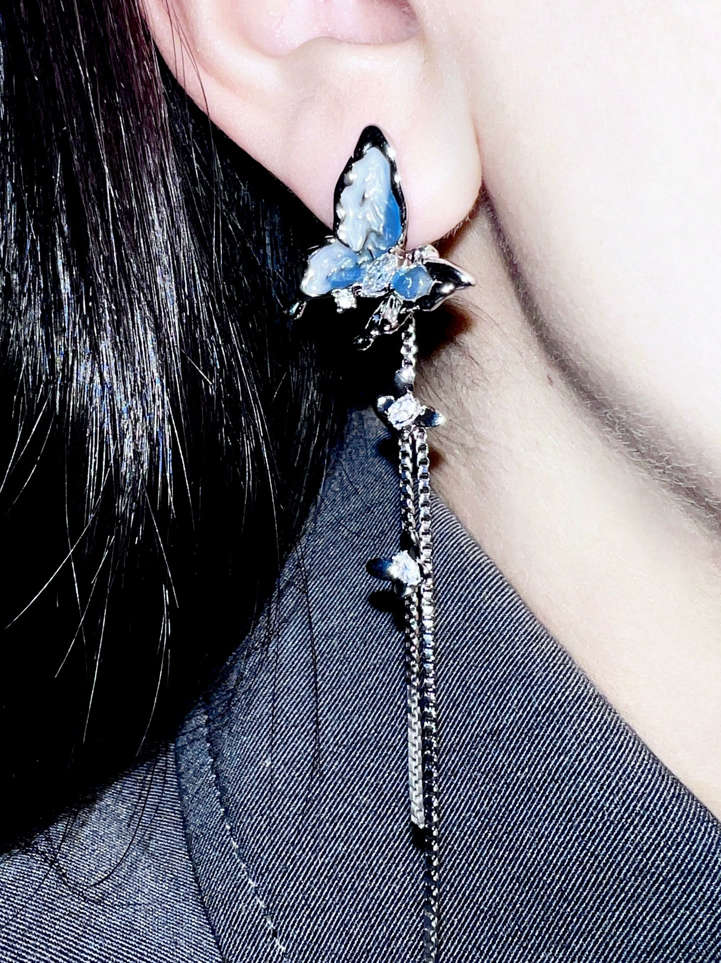 "Sea Butterfly" Flash Necklace