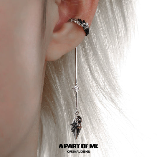 Feather Cage Ear Cuffs