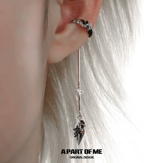 Feather Cage Ear Cuffs