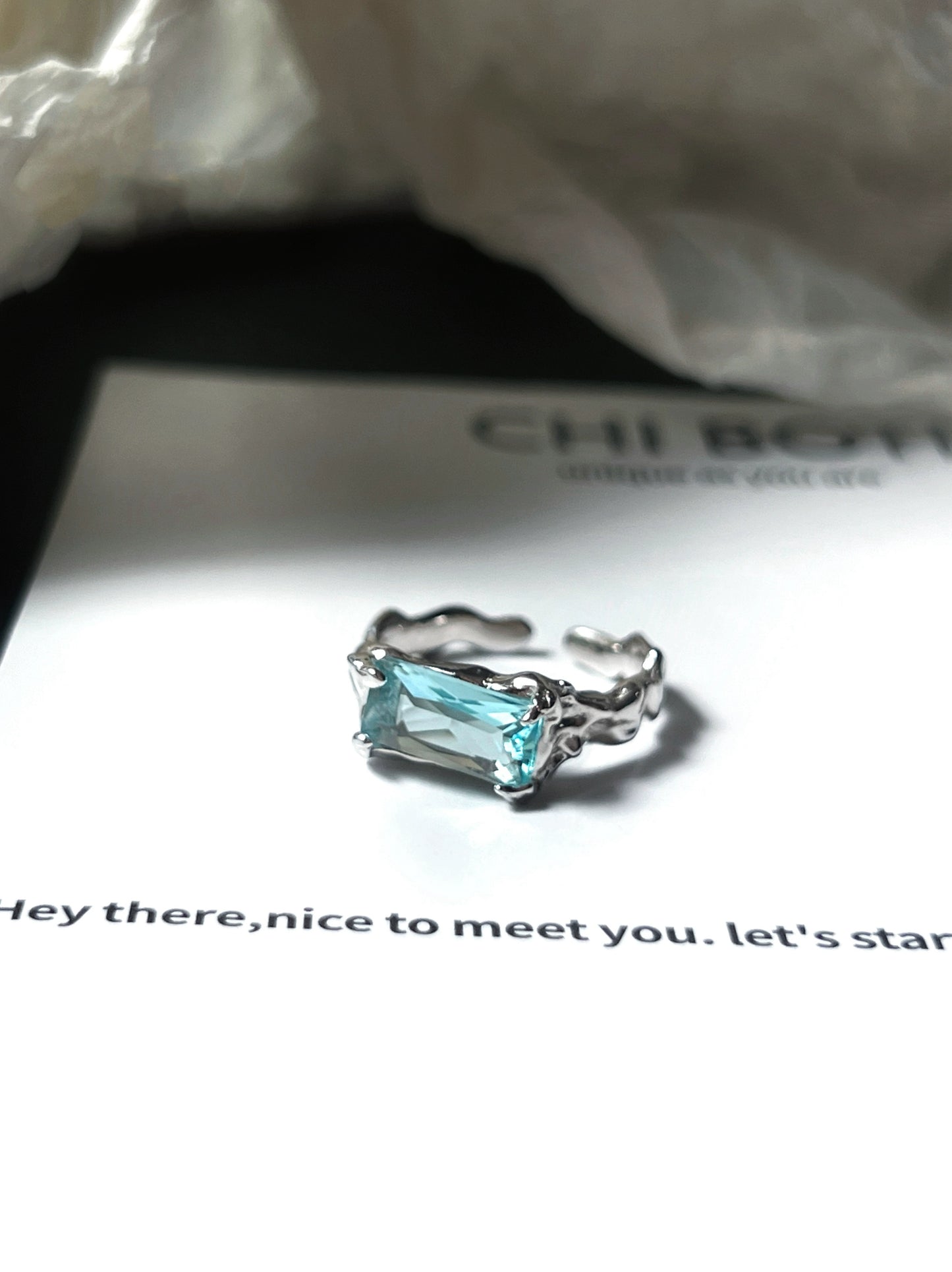 "Ice Islet" Cool Ring