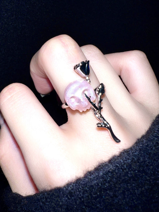 "Skull Rose" Sweet Cool Ring