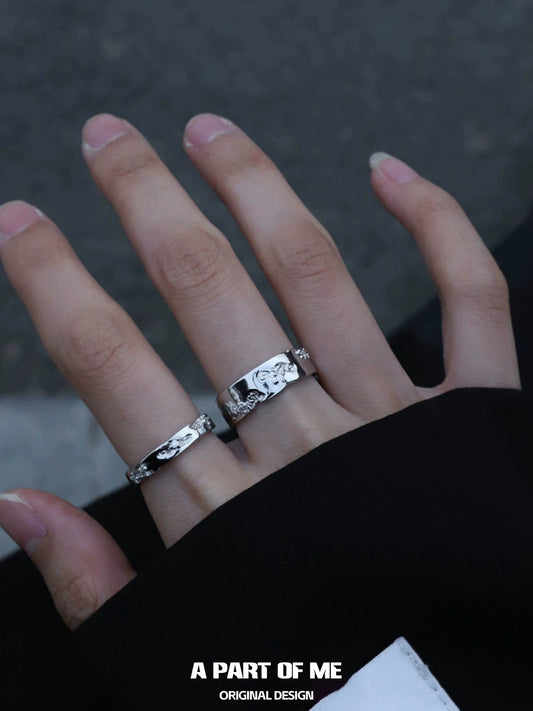 Broken Theory Silver Ring