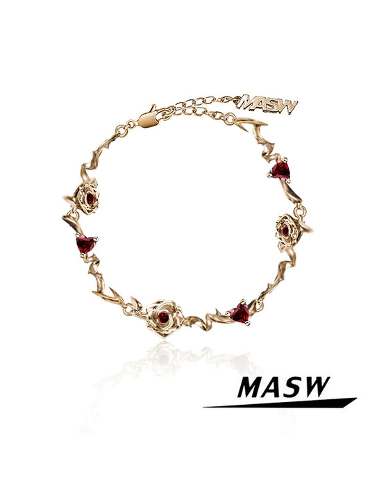 Rose Flower Vintage Bracelet