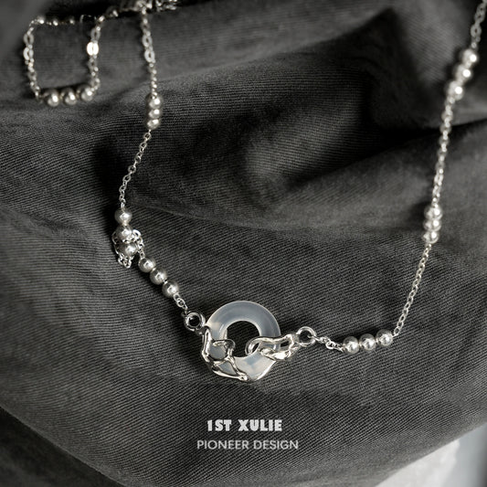 Eternal Rings Sliver Necklace