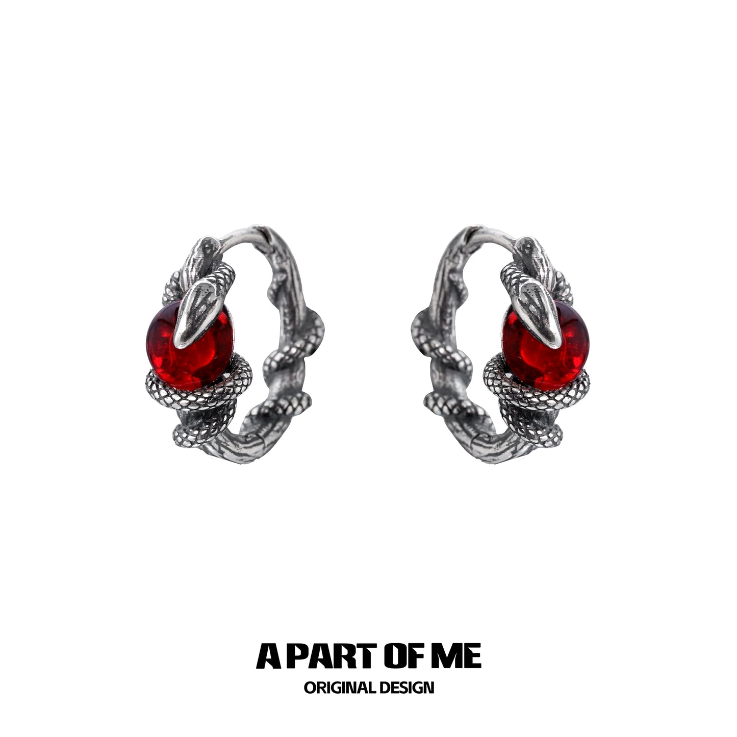 Slytherin Venom Snake Earrings