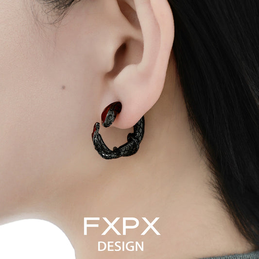 Evil Viper Wrap Earrings
