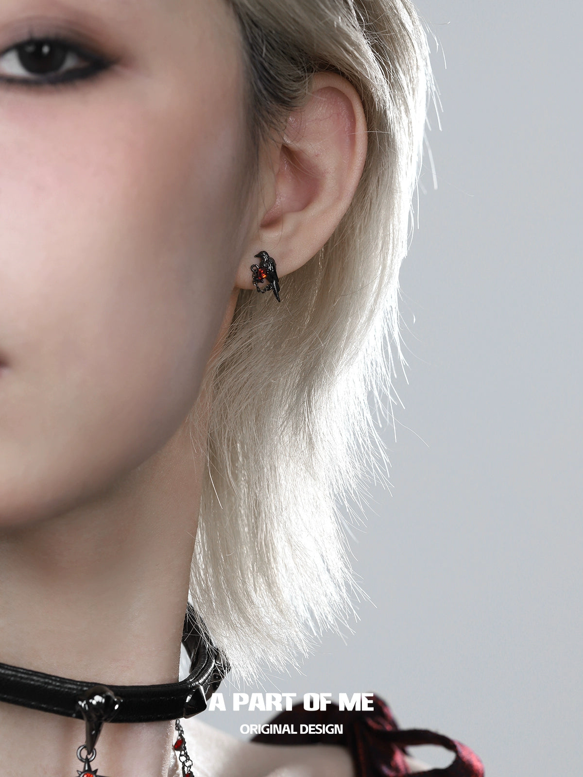 Dark Raven Edgy Earrings