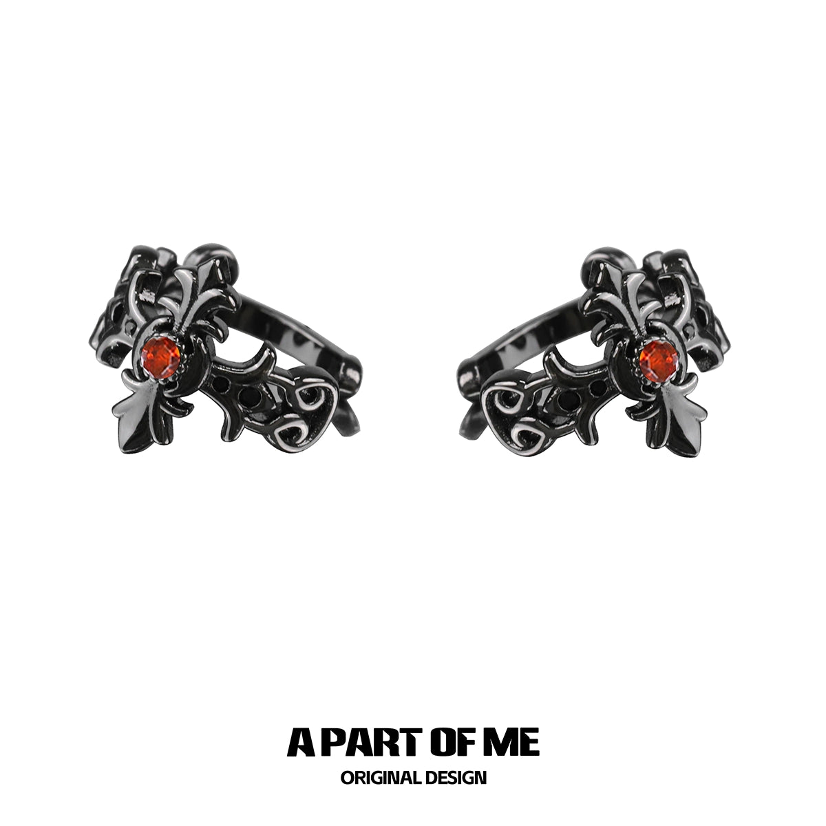 Dark Glory Y2K Cross Ear Cuff