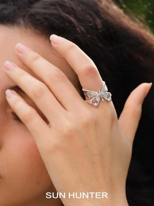 Angel Butterfly Guardian Ring