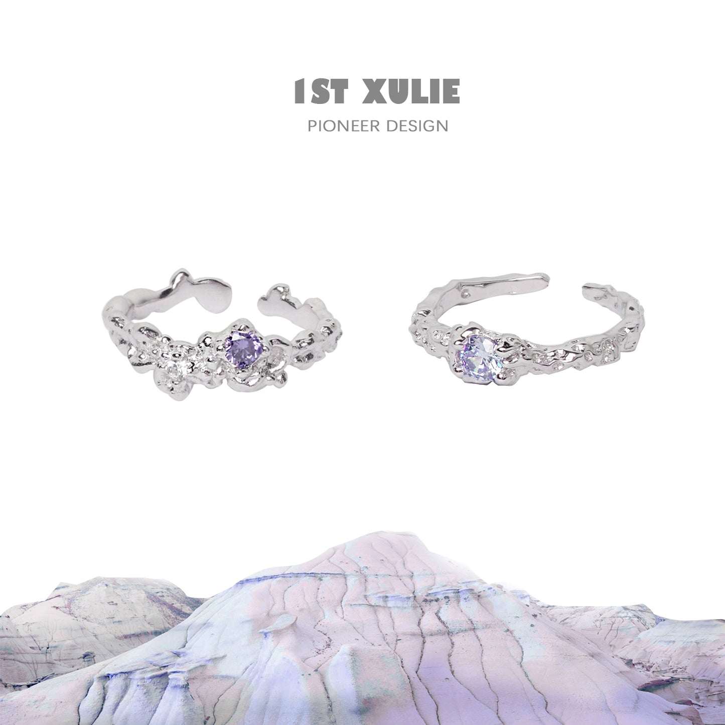 Dream Fairy Purple Zircon Ring