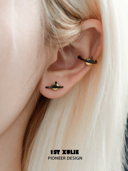1ST XULIE Y2K lonely dreamer earrings featuring unique design for trendy fashion lovers