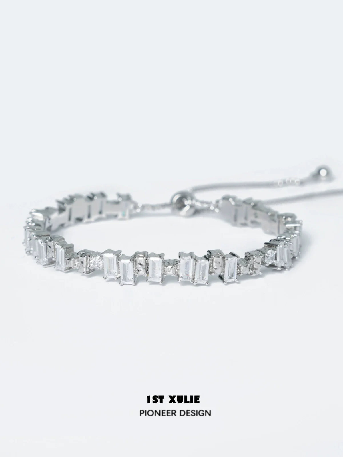Iceland zircon star bracelet with elegant design featuring sparkling clear zircon stones