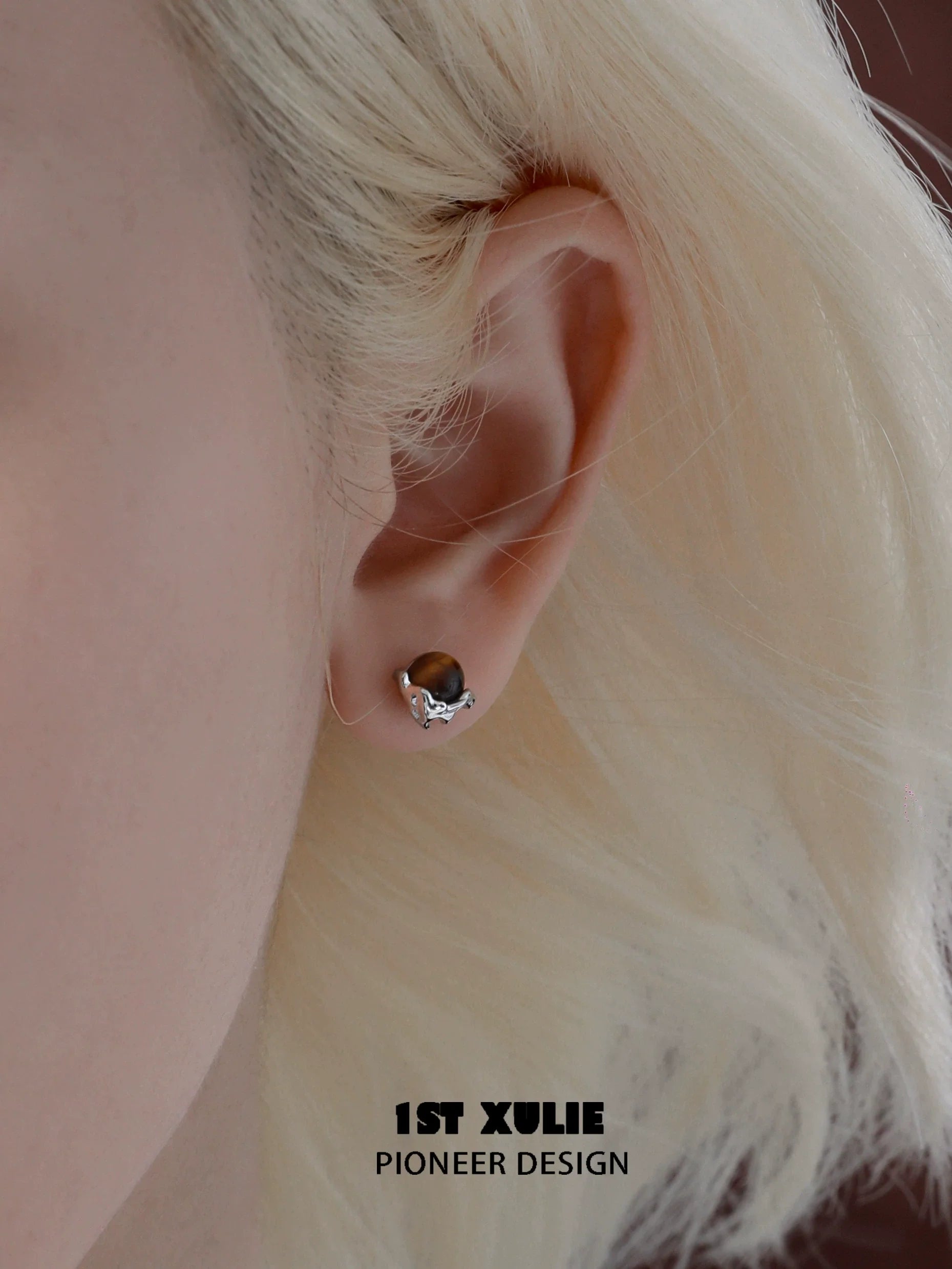 Elegant 1STXULIE Mystic Eye Earrings showcasing a unique design for stylish ear accessories