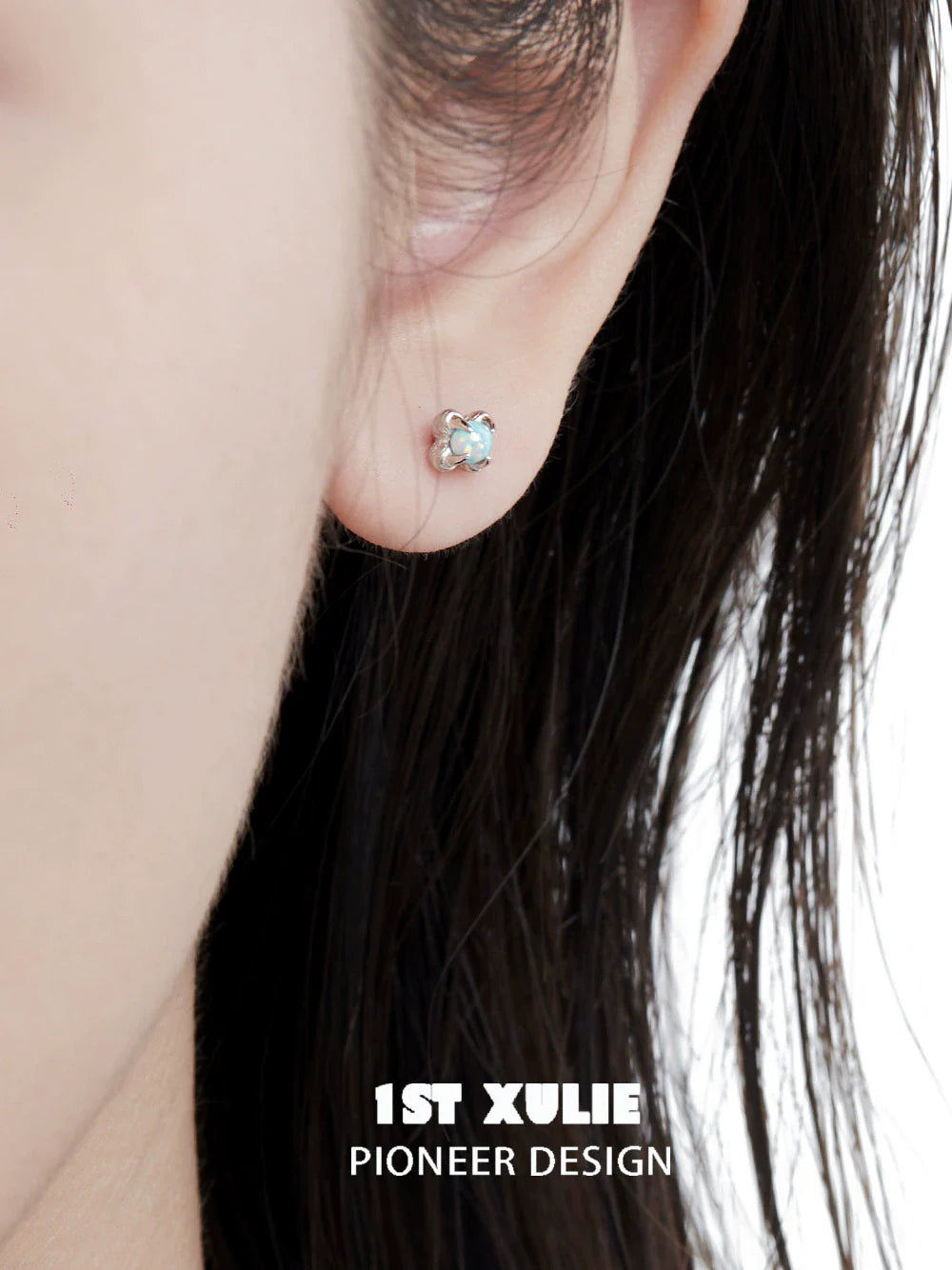 Elegant opal stud earrings featuring a delicate design perfect for any occasion