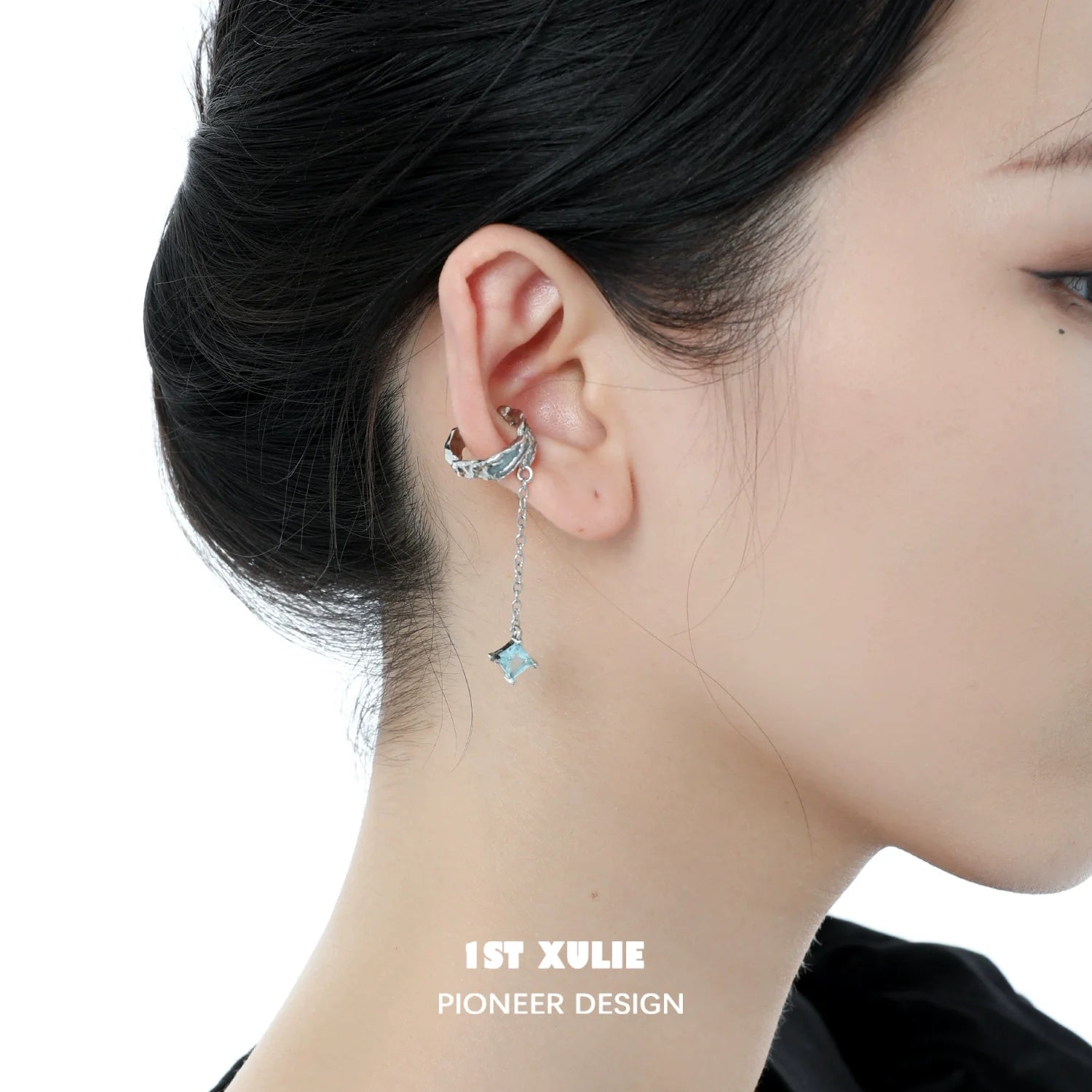 1ST XULIE Sea Breeze Star Ear Clip with Dazzling Star Charm for Stylish Accessories