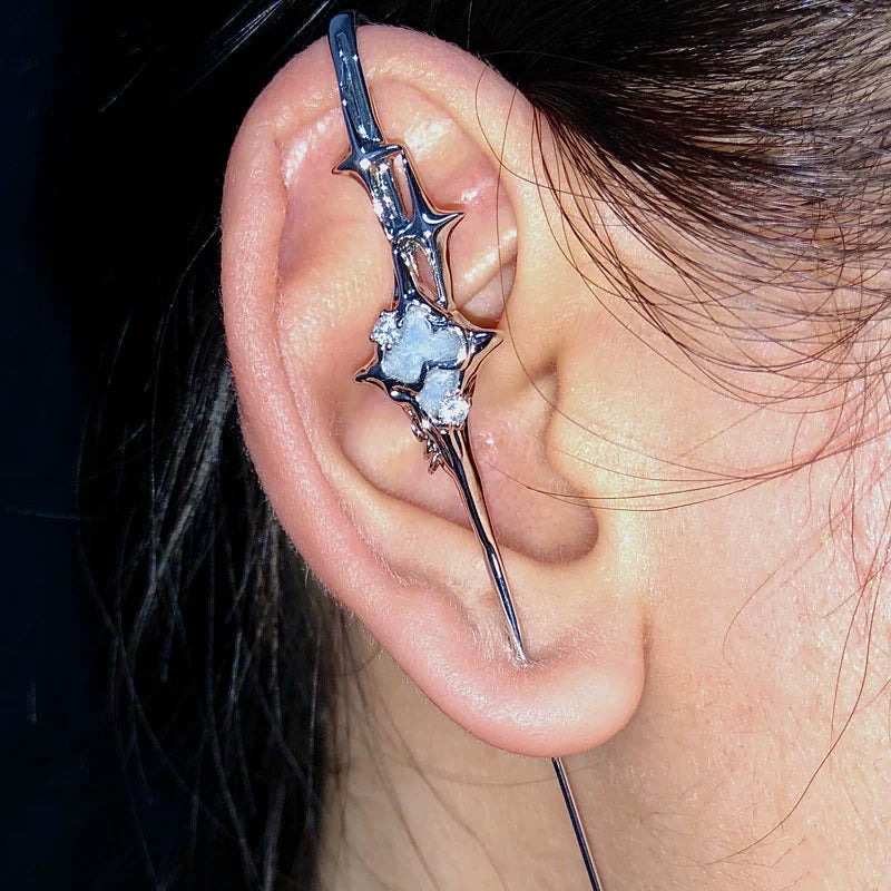 Unique star guardian ear piercing needle designed with intricate details and a sleek finish