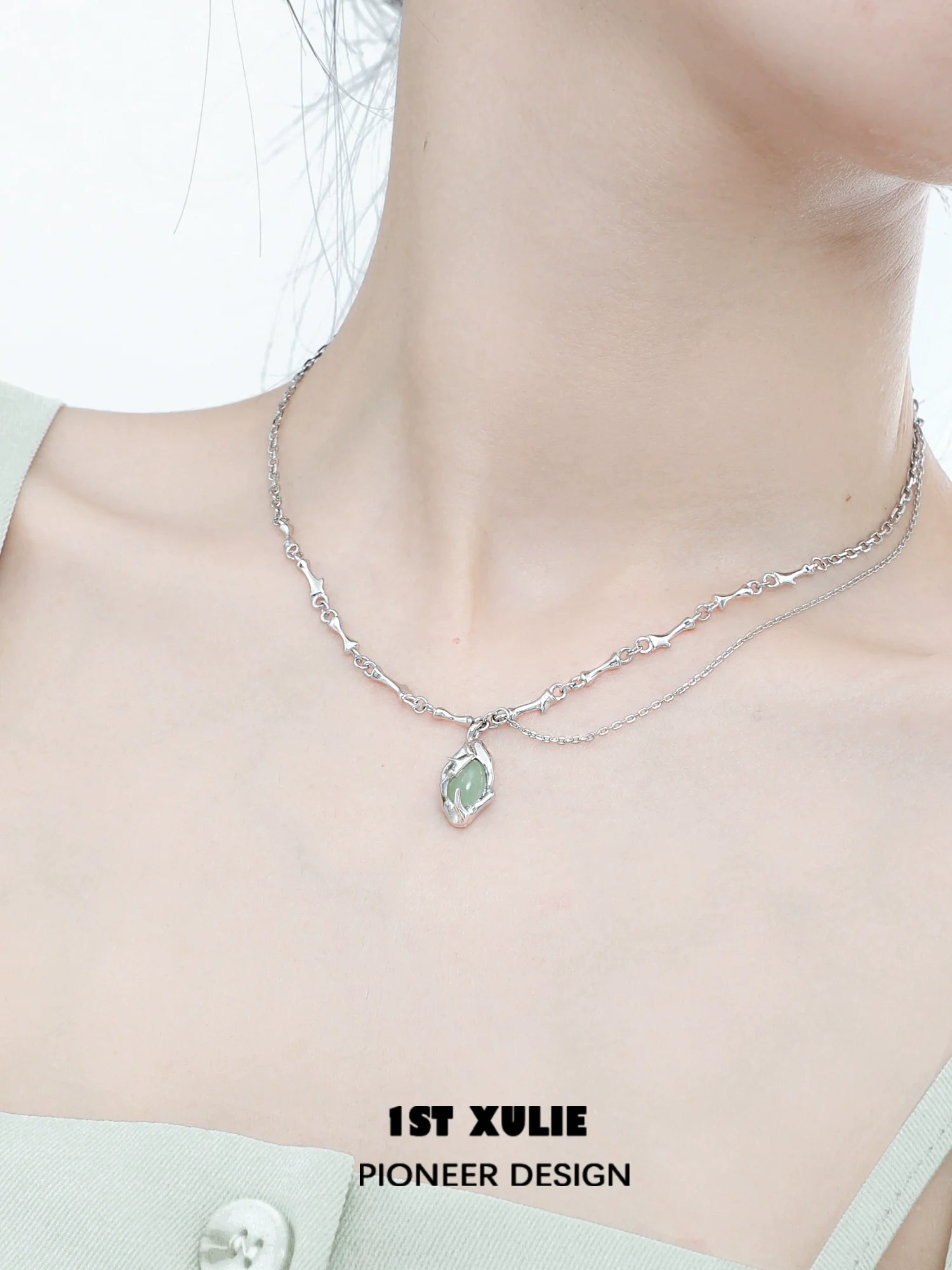 Unique summer pendant necklace from 1ST XULIE featuring a stylish design and beautiful charm