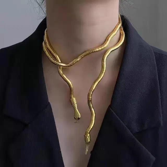 Cyber Snake Bendable Necklace