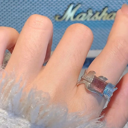 Super Seven Quartz Love Ring