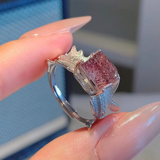 Super Seven Quartz Love Ring