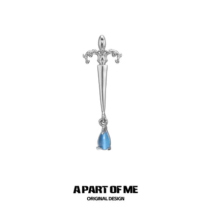 God’s Cry Silver Earrings