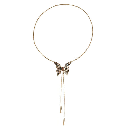 Leopard Butterfly Necklace