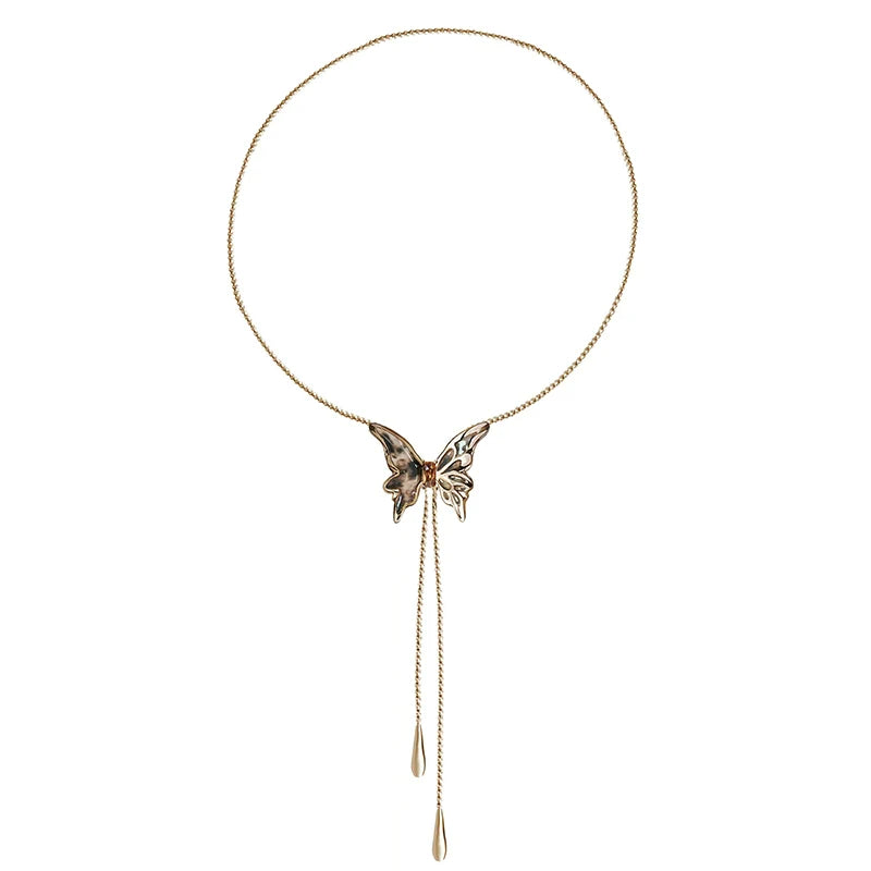 Leopard Butterfly Necklace