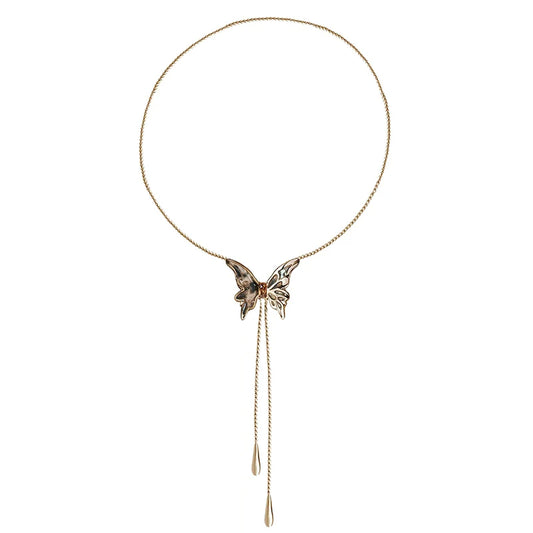 Leopard Butterfly Necklace