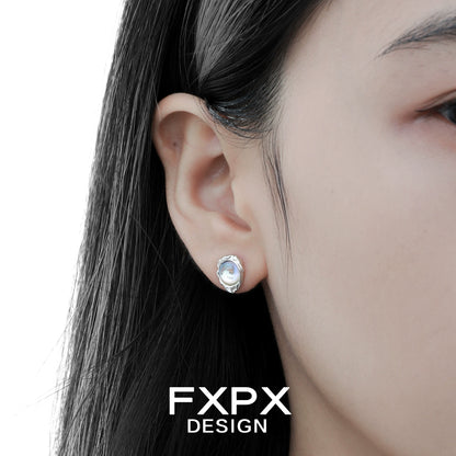 Dream Moonlight Stud Earrings