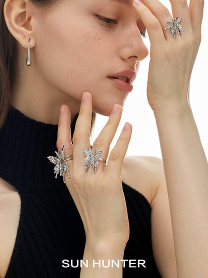 Dream Double-layer Butterfly Ring