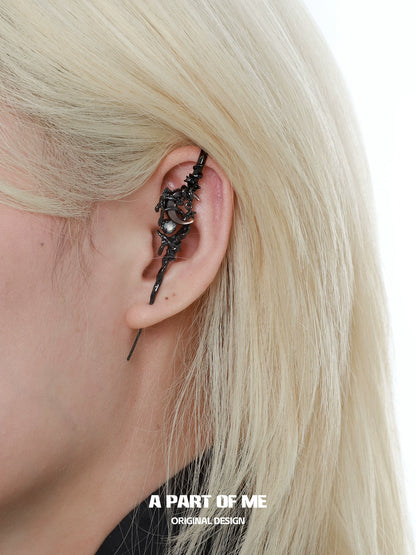 Pale Moon Piercing Ear Needle