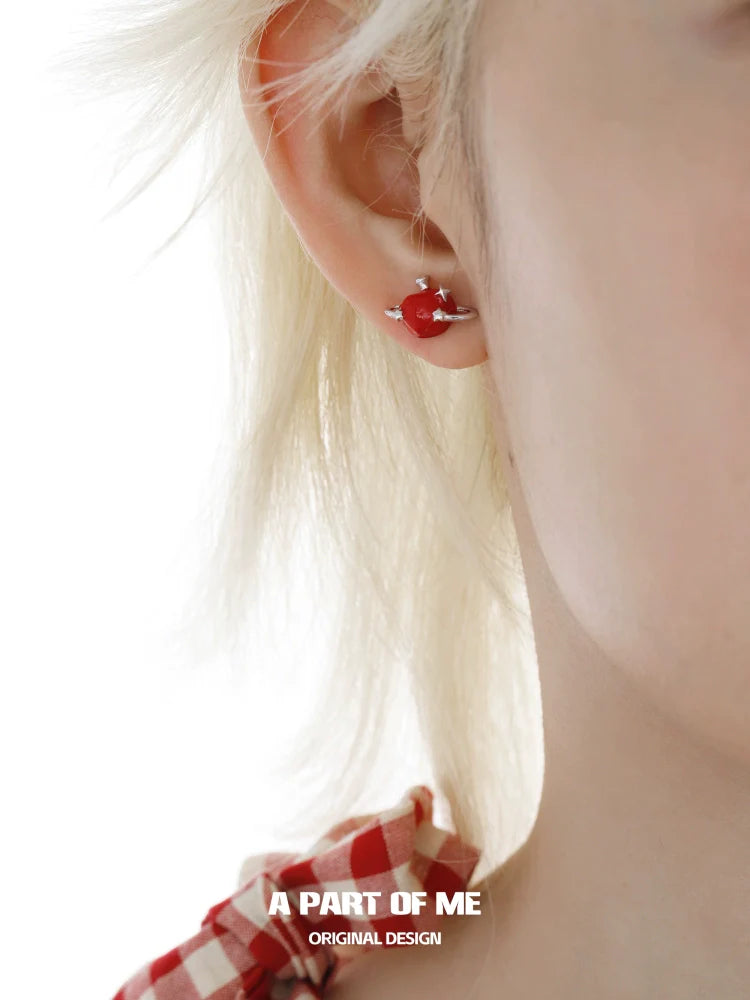 Sweet Apple Elf Earrings