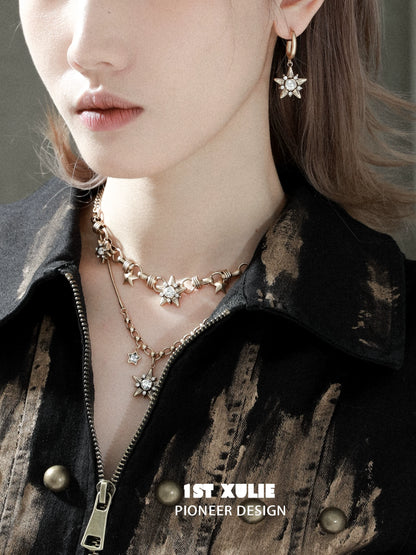 Vintage Starlight Pendant Necklace