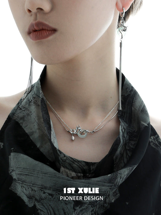 Dreams of the Dragon Silver Necklace