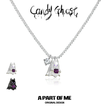 Ghost Devil Pendant Necklace