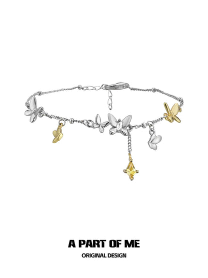 Autumn Leaf Butterfly Bracelet