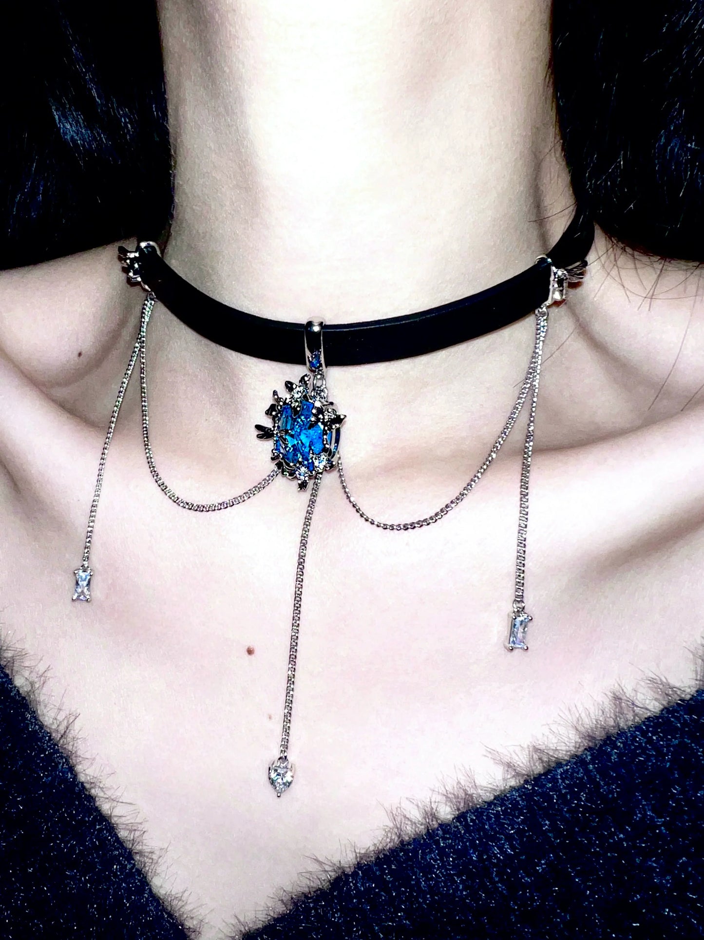 "Winter Garden" Zircon Necklace